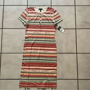 Ralph Lauren earthtone striped dress